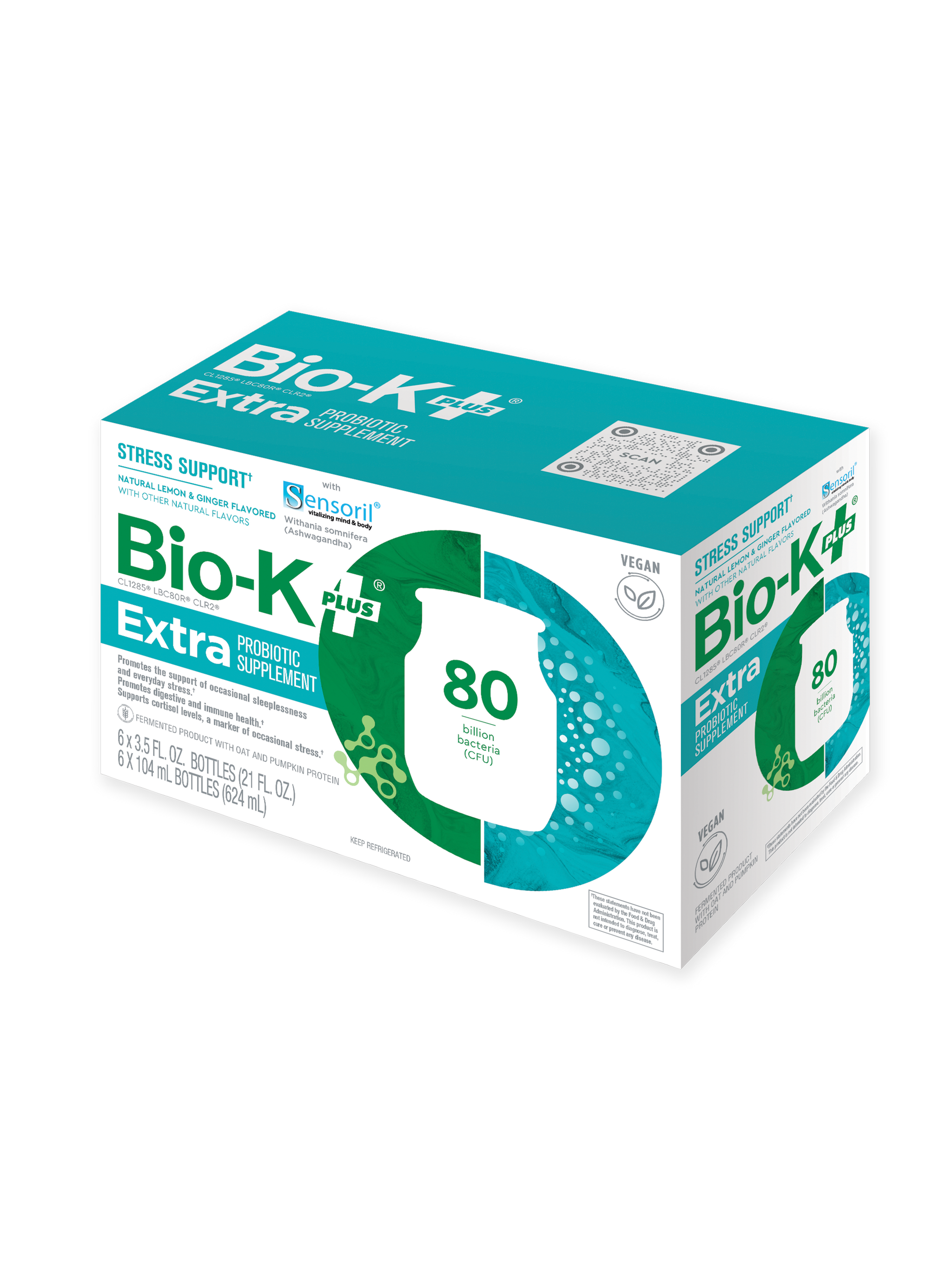 6-packs of Bio-K+ Stress Support