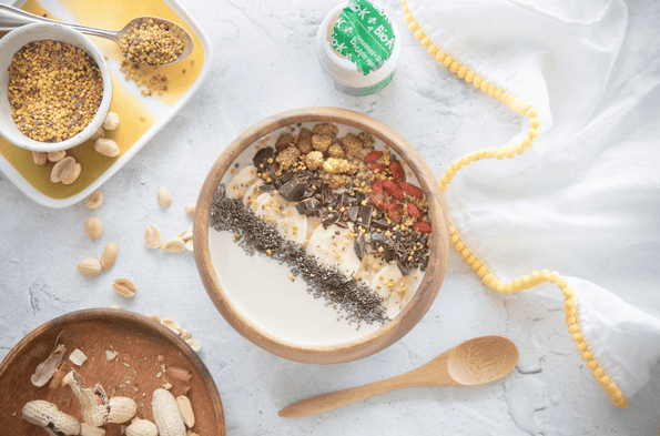 Bio-K+ Peanut Smoothie Bowl