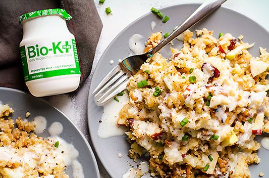 Fall cauliflower rice salad