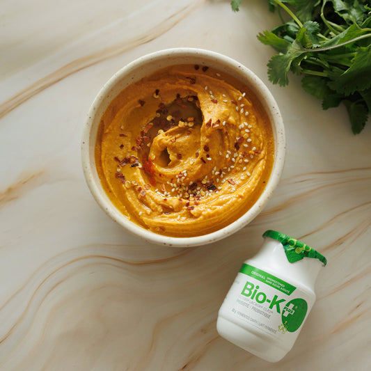 Sweet potato, miso & probiotics hummus