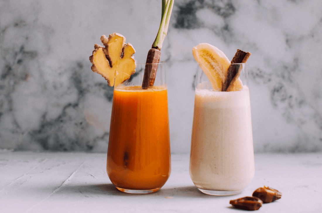 Smoothie Battle: Tahini-Date or Carrot-Mango-Ginger?