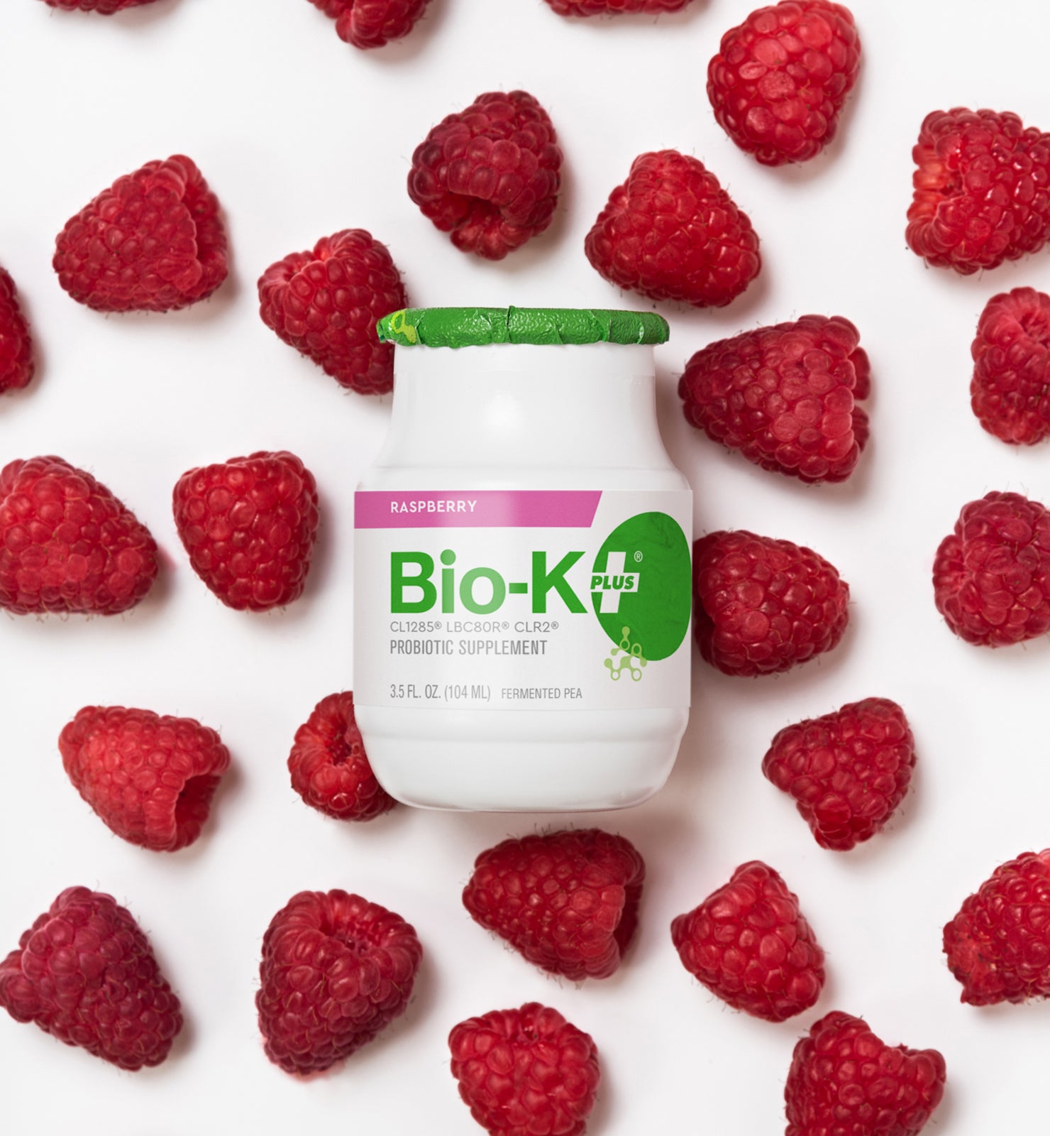 Vegan Rasberry Bio-K+ bottle - Probiotic drinkable